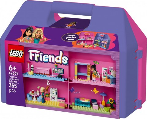 Klocki Friends 42697 Kreatywna walizka z domkiem dla lalek LEGO