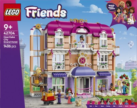 Klocki Friends 42704 Grand Hotel w mieście Heartlake LEGO