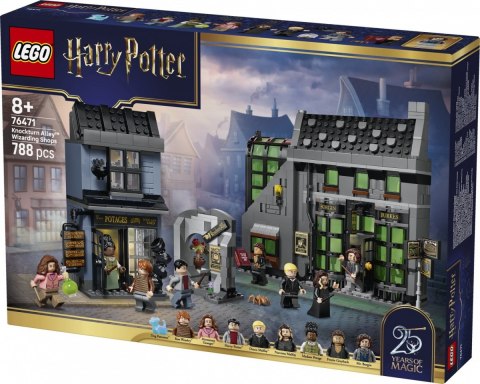 Klocki Harry Potter 76471 Magiczne sklepy na ulicy Śmiertelnego Nokturnu LEGO