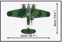 Klocki Heinkel HE 111 H-22 with V1 Flying Bomb 927 elementów Cobi Klocki