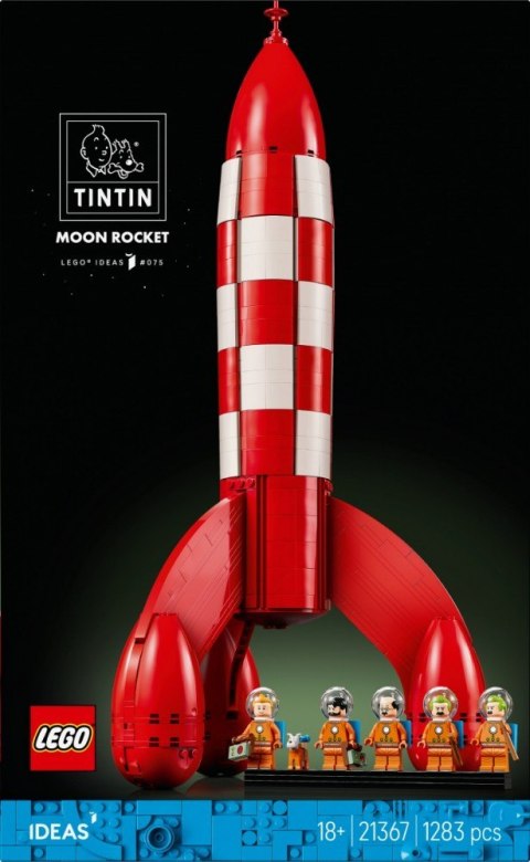 Klocki Ideas 21367 Tintin i rakieta na Księżyc LEGO