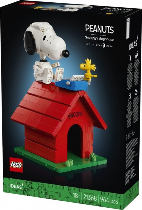 Klocki Ideas 21368 Fistaszki: Buda Snoopyego LEGO