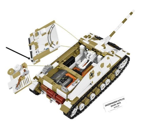 Klocki Jagdpanzer IV/70 (V) (Sd.Kfz.162/1) 1024 elementy Cobi Klocki