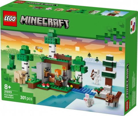 Klocki Minecraft 21593 Przetrwanie pierwszej nocy LEGO
