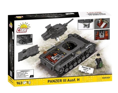 Klocki Panzer III Ausf.H 963 elementy Cobi Klocki