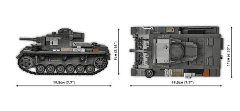 Klocki Panzer III Ausf.H 963 elementy Cobi Klocki