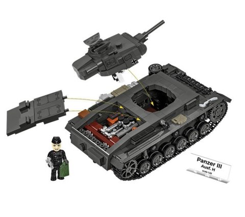 Klocki Panzer III Ausf.H 963 elementy Cobi Klocki