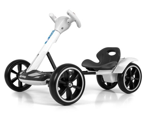 Pojazd gokart na akumulator Bolt biały Milly Mally