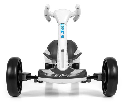 Pojazd gokart na akumulator Bolt biały Milly Mally