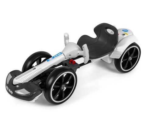 Pojazd gokart na akumulator Bolt biały Milly Mally