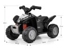 Pojazd quad na akumulator Honda ATV czarny Milly Mally