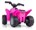 Pojazd quad na akumulator Honda ATV różowy Milly Mally