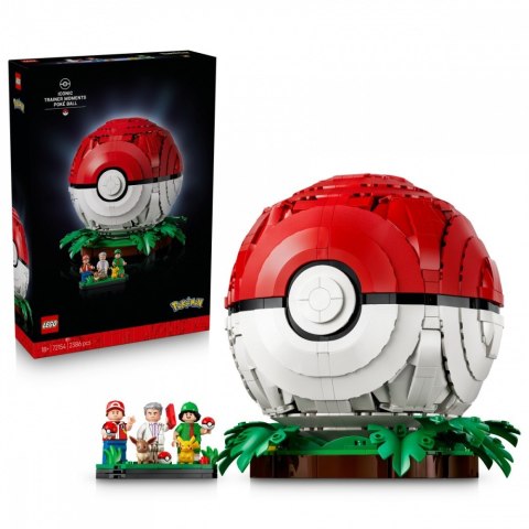 Klocki Pokemon 72154 Kultowy Pokéball z Trenerami LEGO