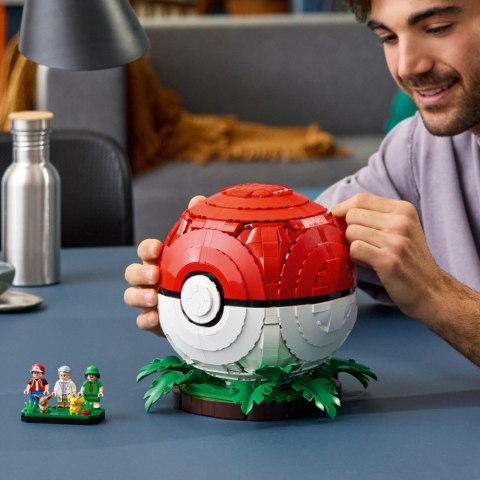 Klocki Pokemon 72154 Kultowy Pokéball z Trenerami LEGO