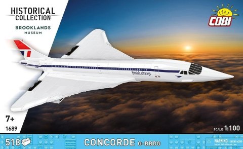Klocki Samolot Concorde G-BBDG 518 elementów Cobi Klocki