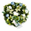 Wianek stroik wiązanka na cmentarz grób pomnik dekoracja pod znicz