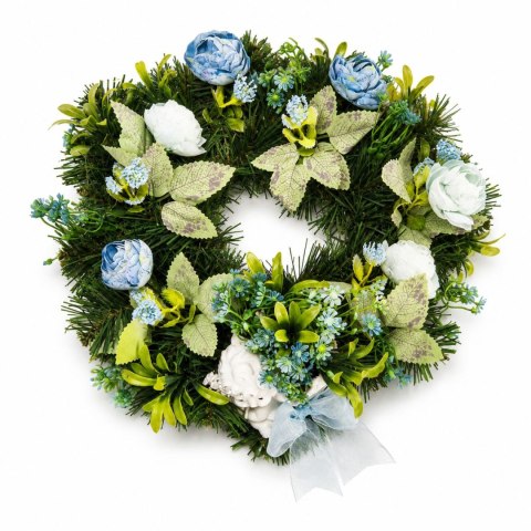 Wianek stroik wiązanka na cmentarz grób pomnik dekoracja pod znicz