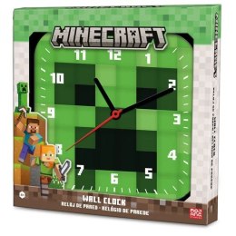 Zegar ścienny Minecraft 25 cm kwadrat Kids Euroswan