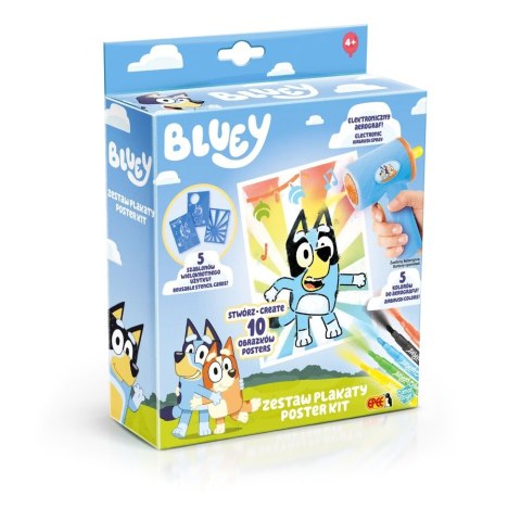 Zestaw kreatywny plakaty Bluey Epee