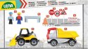 Truckies Zestaw Plac budowy w pudełku Lena
