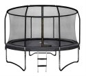 Trampolina Ogrodowa Model Exclusive 252cm/8FT Dla Dzieci Z Wzmacnianą Siatką