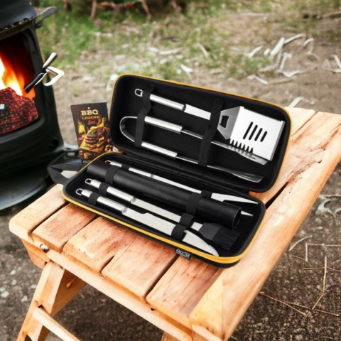 BBQ Legend Set - szczypce maty teflonowe łopatka