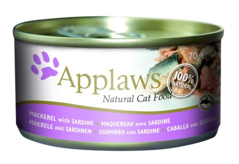 APPLAWS Puszka Makrela z Sardynką [1015] 70g