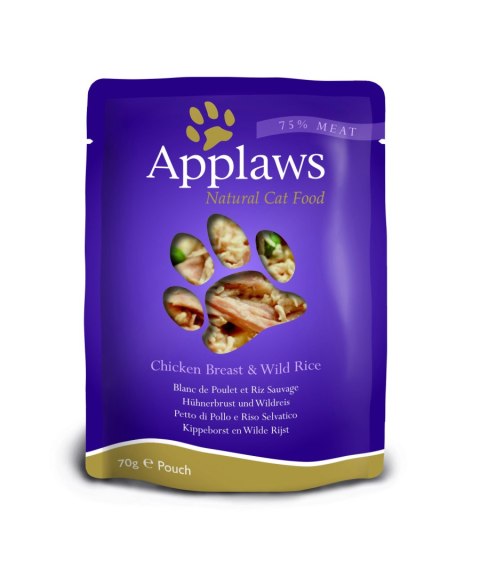 APPLAWS Saszetka Kurczak i Dziki Ryż [8007] 70g