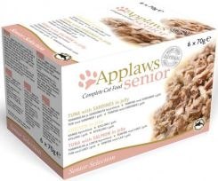 APPLAWS Senior Selection (Kurczak w galaretkce, tuńczyk&sardynka, tuńczyk&łosoś) 6x70g [1040]