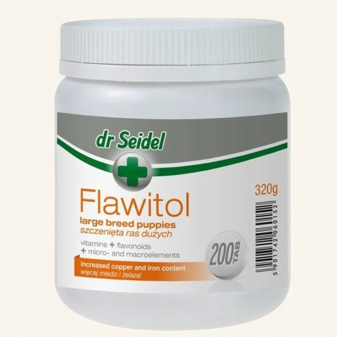FLAWITOL dla szczeniąt ras dużych 200 tabl