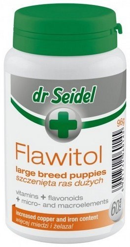 FLAWITOL dla szczeniąt ras dużych 60 tabletek