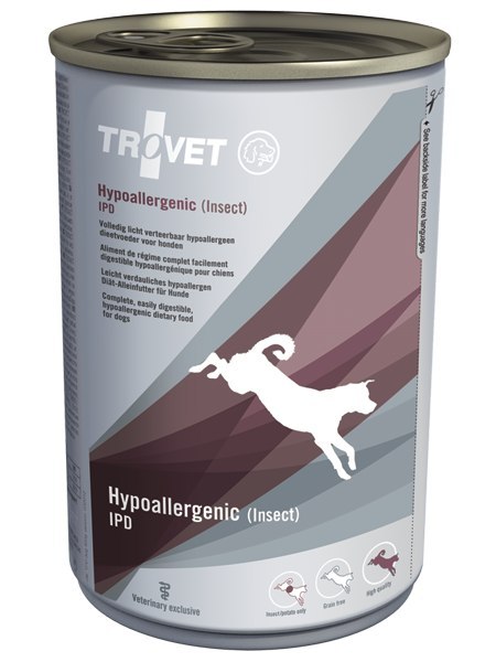TROVET IPD Hypoallergenic Insect puszka 400g pies