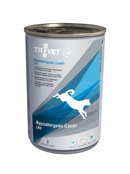 TROVET LRD Hypoallergenic Lamb puszka 400g pies