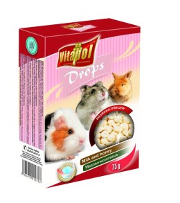 VITAPOL DROPSY DLA GRYZONI MLECZNO-MIODOWE [ZVP-1035] 75g