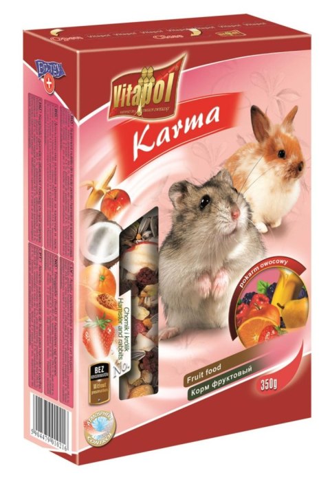 VITAPOL OWOCOWY POKARM DLA CHOMIKA I KRÓLIKA [ZVP-1021] 350g