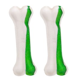 ADBI Kość prasowana biało zielona 10cm (30-35g) [AK44] 20szt