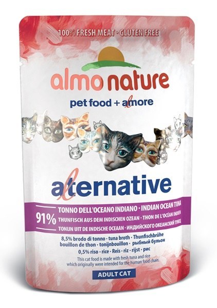 ALMO NATURE ALTERNATIVE tuńczyk z oceanu indyjskiego 55 g