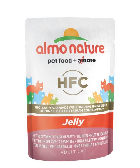 ALMO NATURE HFC Jelly - tuńczyk i krewetki 55 g