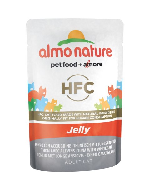 ALMO NATURE HFC Jelly - tuńczyk i mł. sardynki 55 g