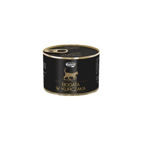 NATURAL TASTE dla kota BOGATA W KURCZAKA 185g