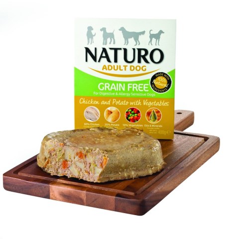NATURO GRAIN FREE - kurczak z ziemniakami i warzywami 400 g
