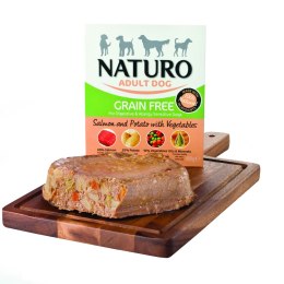 NATURO GRAIN FREE - łosoś z ziemniakami i warzywami 400 g