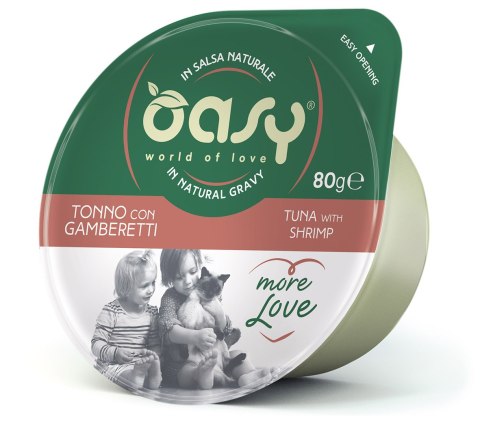 OASY MORE LOVE Cup Tuńczyk z krewetkami 70 g