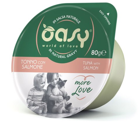 OASY MORE LOVE Cup Tuńczyk z łososiem 70 g