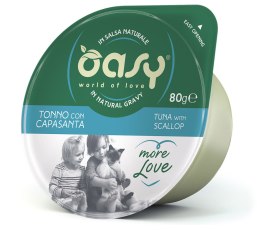 OASY MORE LOVE Cup Tuńczyk z przegrzebkiem 70 g