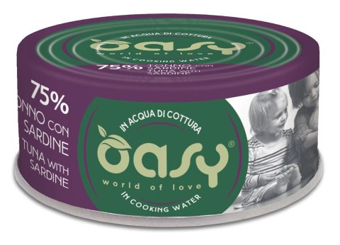 OASY MORE LOVE Puszka Tuńczyk z sardynkami 70 g