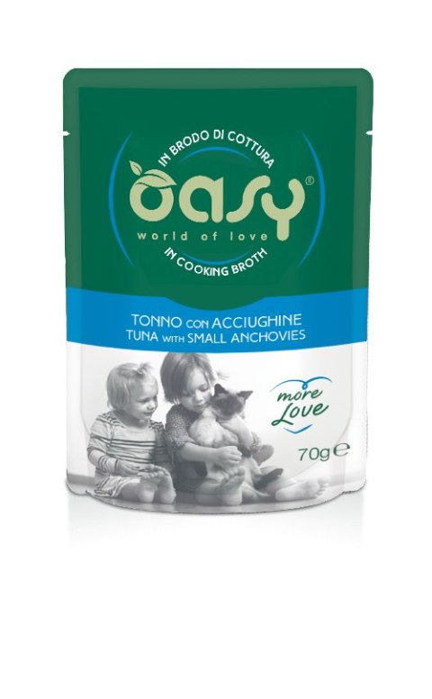 OASY MORE LOVE Saszetka Tuńczyk z anchois 70 g