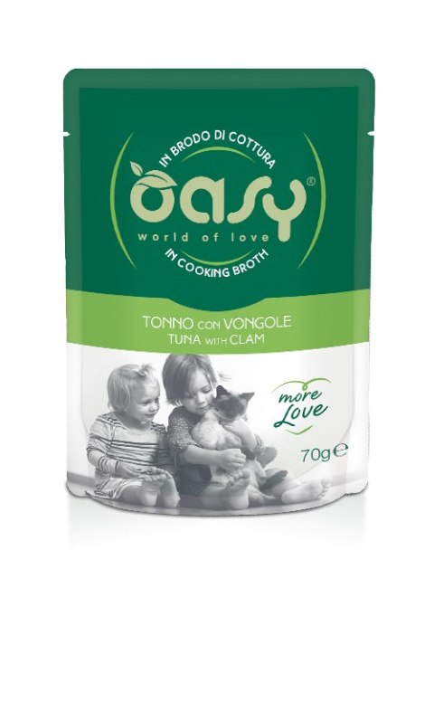 OASY MORE LOVE Saszetka Tuńczyk z małżami 70 g