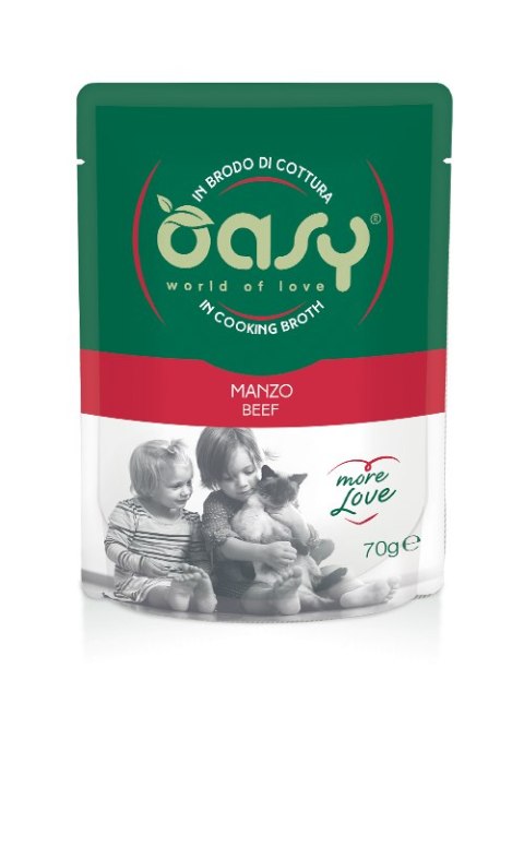 OASY MORE LOVE Saszetka Wołowina 70 g