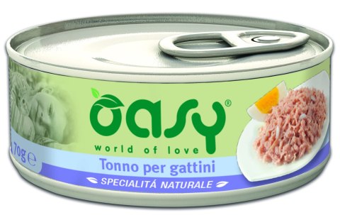 OASY NATURAL Puszka Kitten tuńczyk 70 g